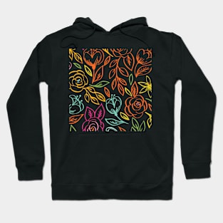 Bold Spring Floral Hoodie